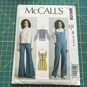 McCall Sewing Pattern - Overalls and Top M8008